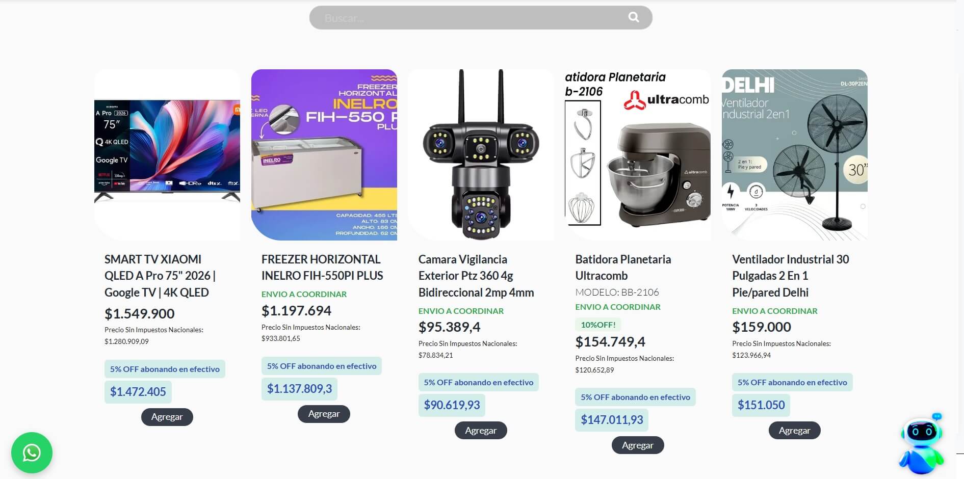 Ejemplos de Tiendas Qwinside